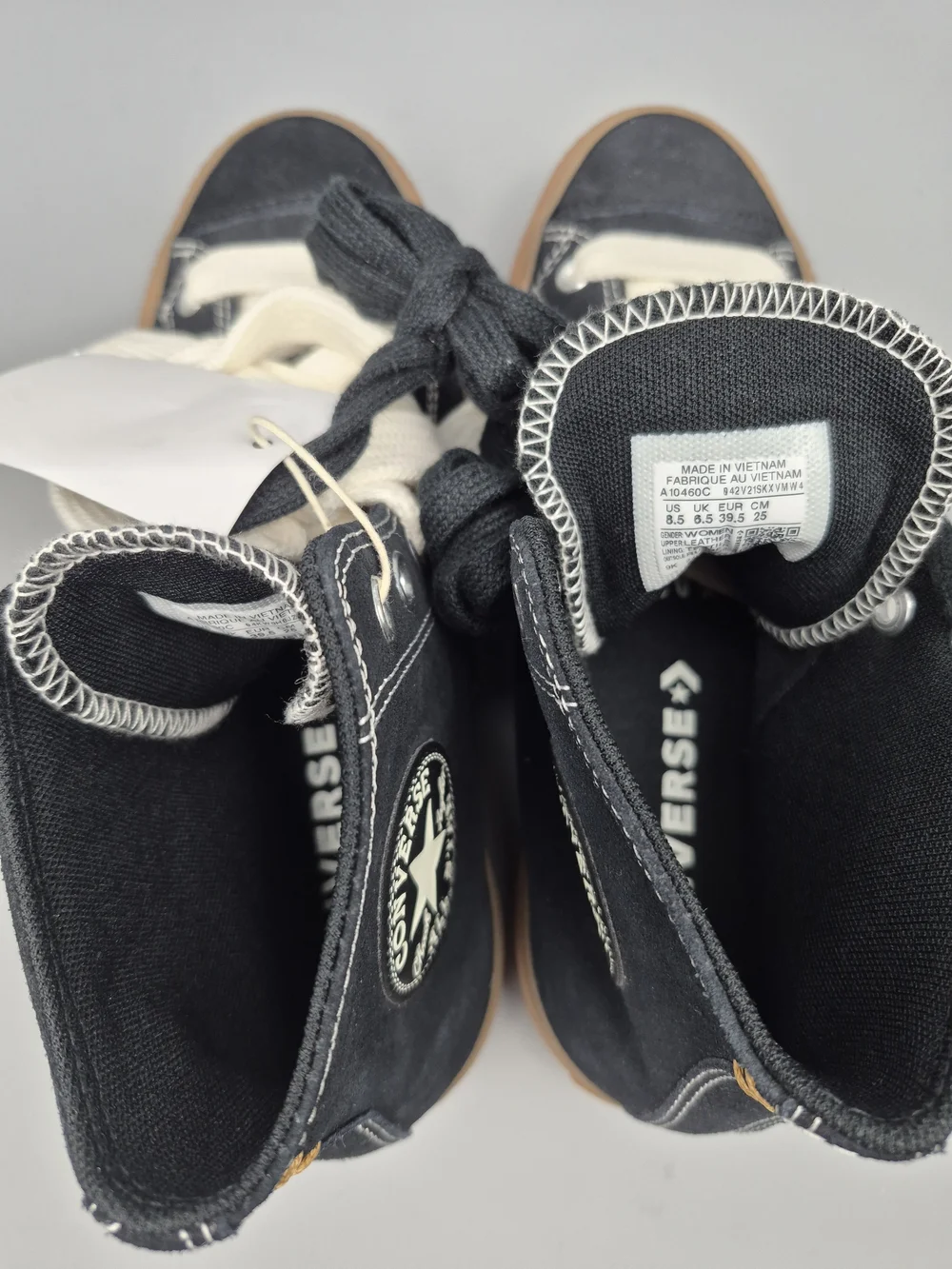 Converse Chuck Taylor All Star Lift Platform High Top Black W sz 8.5 A10460C W - Picture 9 of 10